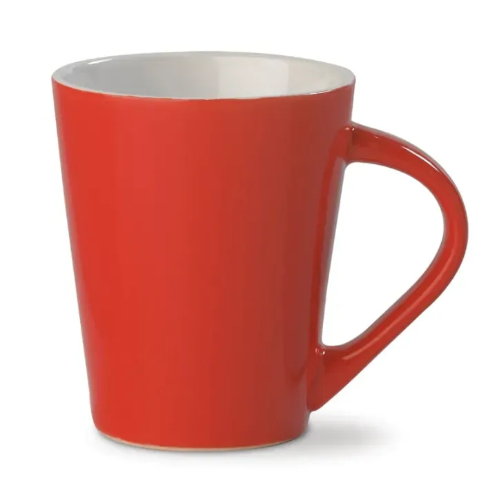 Bright red 'Nice' mug 270ml - LT51431 (N0021)